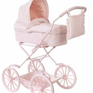 Carro para muñeca vichy rosa P.V.P:99.95€